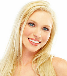 stock photo of a smiling young woman